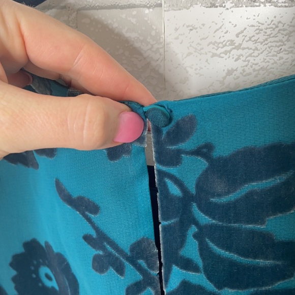 NWT Sundance Ella Blue Silk Dress - Picture 9 of 12